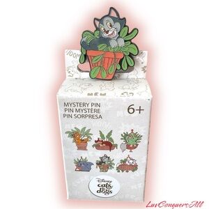 Loungefly Disney Figaro Cats Plants Enamel Pin